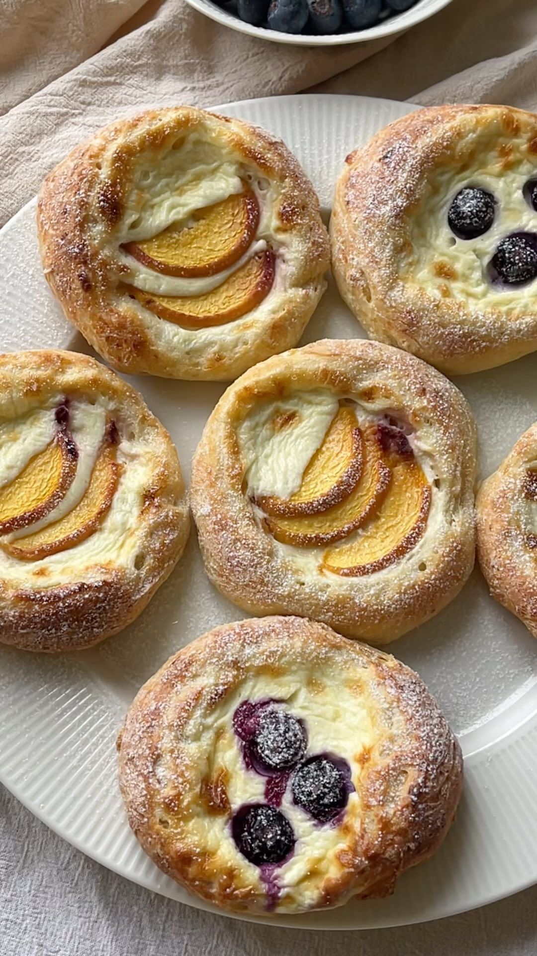 Cottage Cheese Berry Pastries